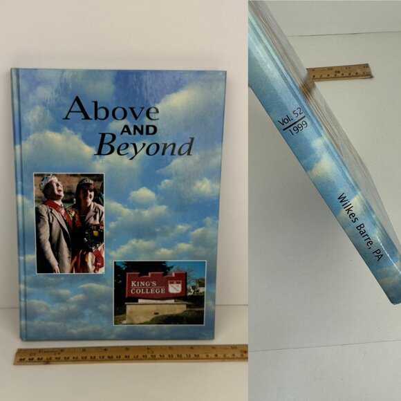 Vtg 1999 Volume 52 Kings College Wilkes Barre PA Above and Beyond Regis Yearbook - Picture 1 of 8